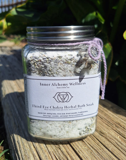 Third Eye Chakra Bath Soak - Intuitive Vision Blend