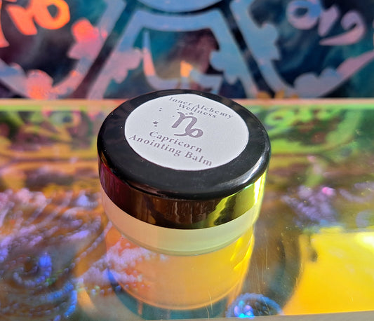 Capricorn Zodiac Anointing Oil Balm - Ambitious Drive Essential Oil Blend