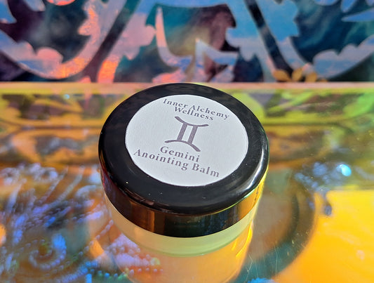 Gemini Zodiac Anointing Oil Balm - Curious Connection Essential Oil Blend