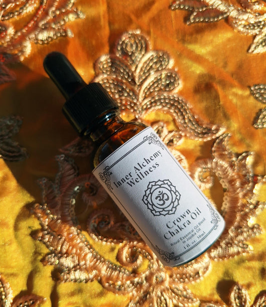 Crown Chakra Balancing Oil - Sahasrara Essential Oil Blend