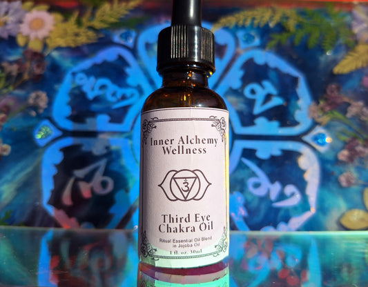Third Eye Chakra Balancing Oil - Ajna Essential Oil Blend