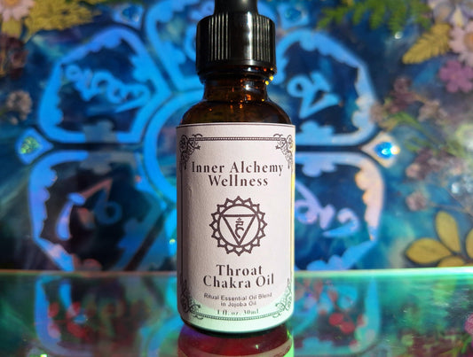 Throat Chakra Balancing Oil - Vishudda Essential Oil Blend