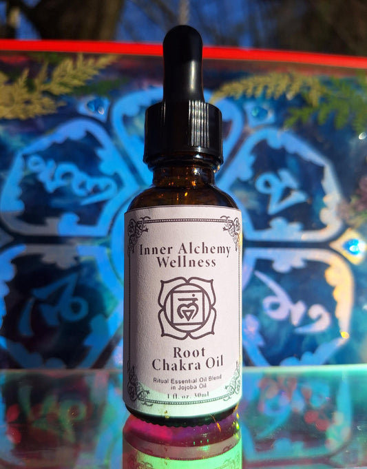 Root Chakra Balancing Oil - Muladhara Essential Oil Blend