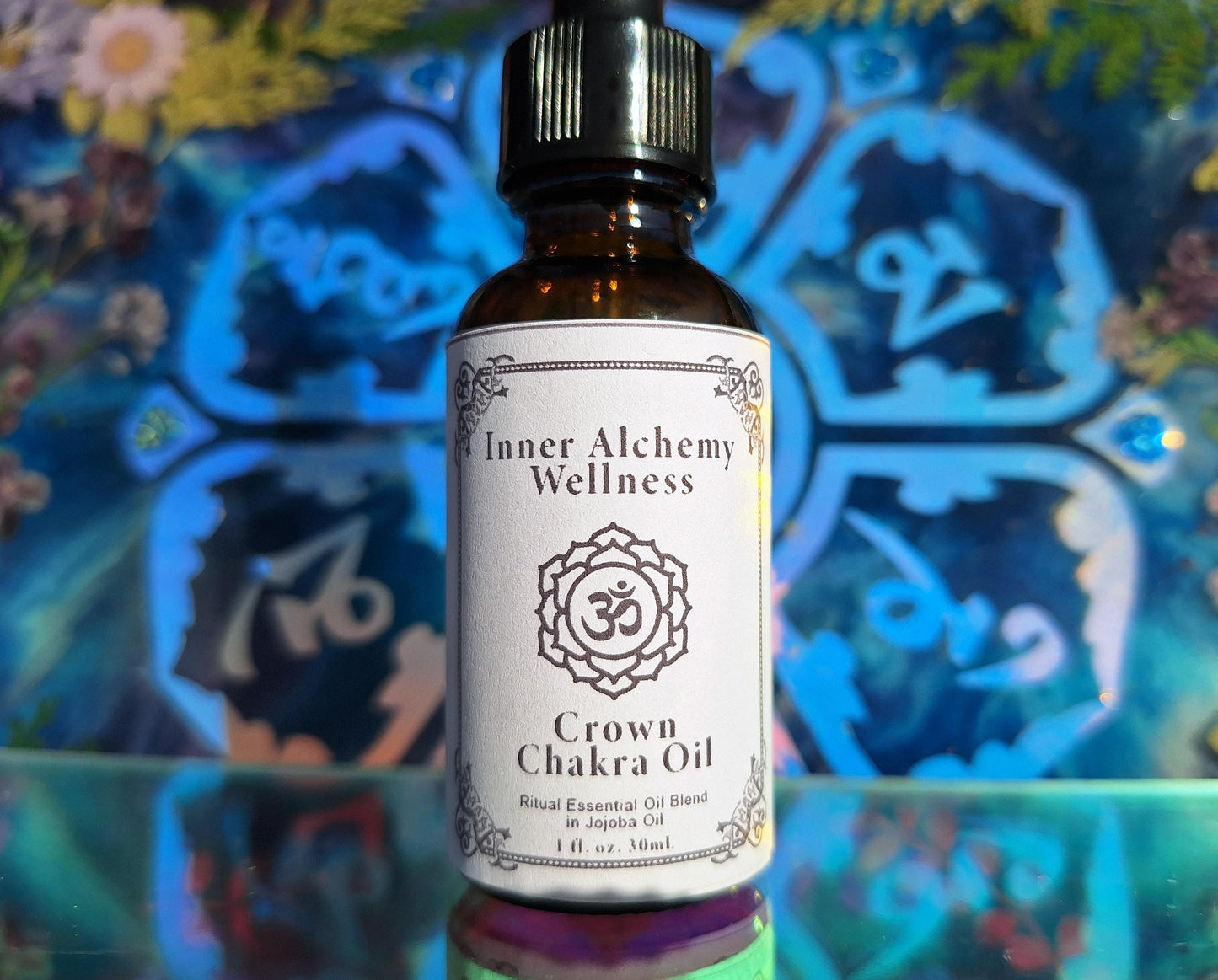 Crown Chakra Balancing Oil - Sahasrara Essential Oil Blend