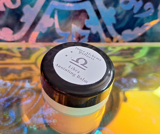 Libra Zodiac Anointing Oil Balm - Harmonious Balance Essential Oil Blend