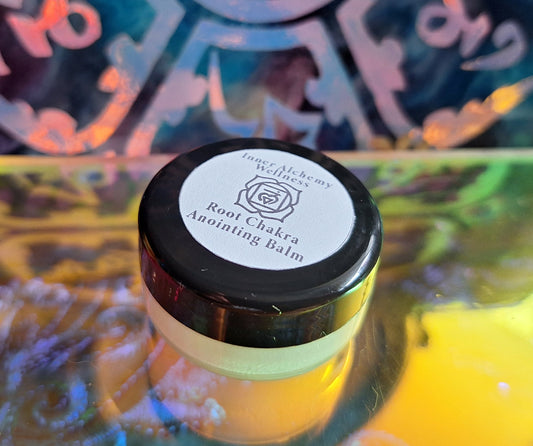 Muladhara Root Chakra Anointing Oil Balm - Grounding Essential Oil Blend