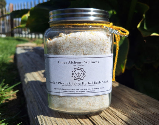 Solar Plexus Chakra Bath Soak - Empowered Radiance Blend