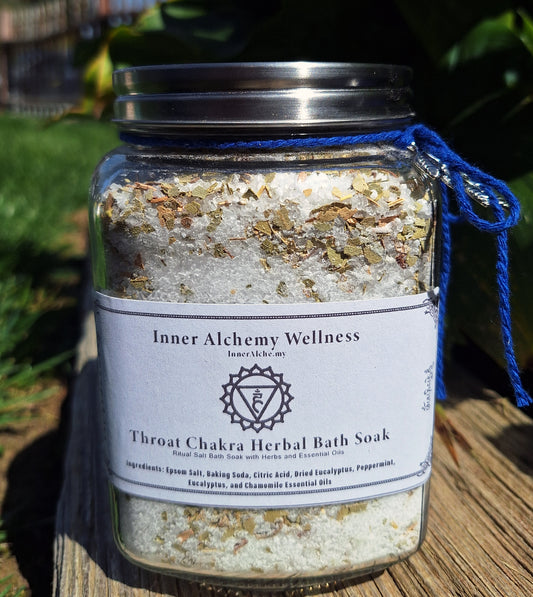 Throat Chakra Bath Soak - Clear Expression Blend
