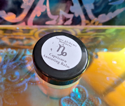 Capricorn Zodiac Anointing Oil Balm - Ambitious Drive Essential Oil Blend