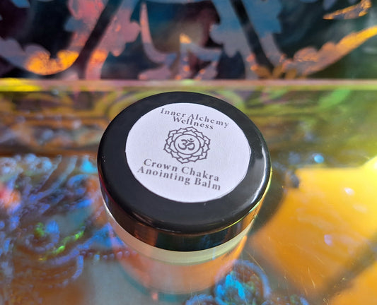 Sahasrara Crown Chakra Anointing Oil Balm -  Divine Connection Essential Oil Blend