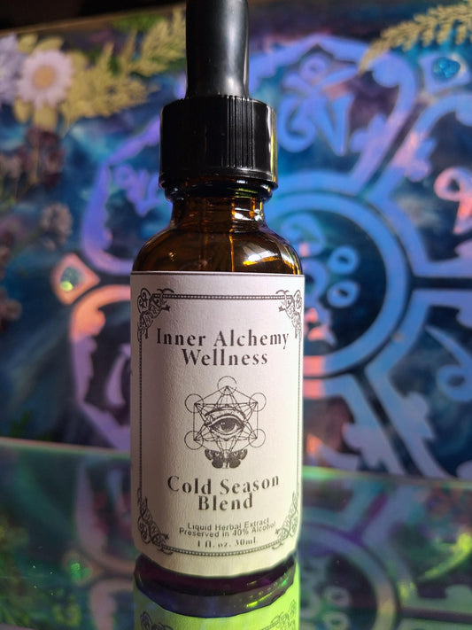 Cold Season Tincture- Respiratory Support Herbal Extract