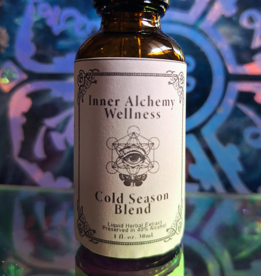 Cold Season Tincture- Respiratory Support Herbal Extract