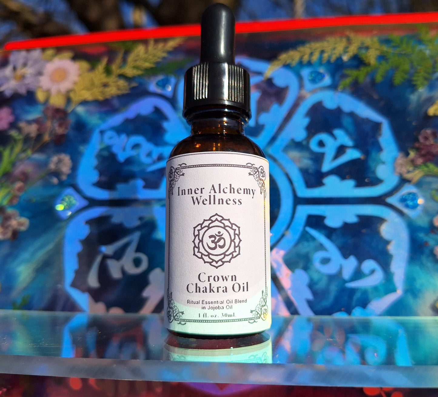 Crown Chakra Balancing Oil - Sahasrara Essential Oil Blend