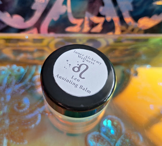 Leo Zodiac Anointing Oil Balm - Radiant Confidence Essential Oil Blend