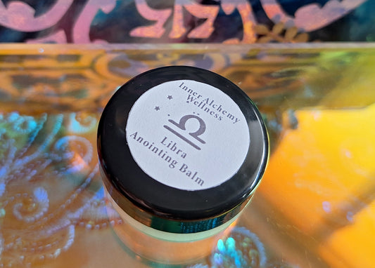 Libra Zodiac Anointing Oil Balm - Harmonious Balance Essential Oil Blend