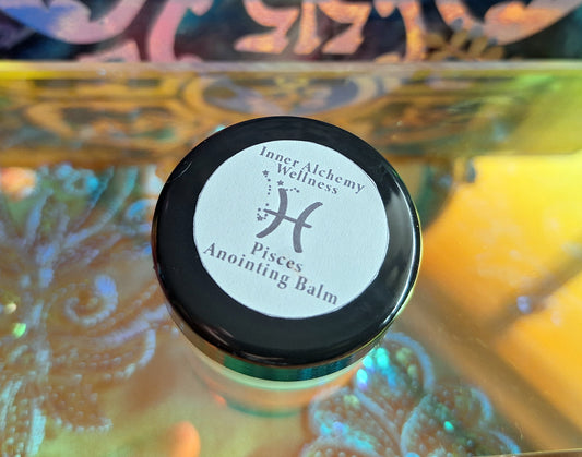 Pisces Zodiac Anointing Oil Balm - Dreamy Depths Essential Oil Blend