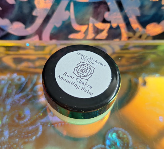 Muladhara Root Chakra Anointing Oil Balm - Grounding Essential Oil Blend