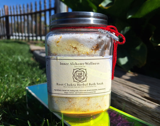 Root Chakra Herbal Bath Soak - Grounding Earth Blend