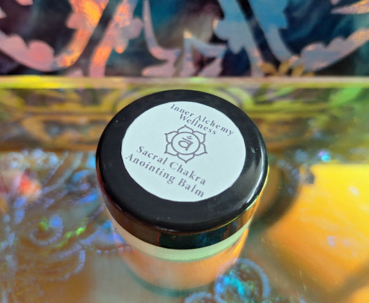 Svadhisthana Sacral Chakra Anointing Oil Balm - Creativity Essential Oil Blend