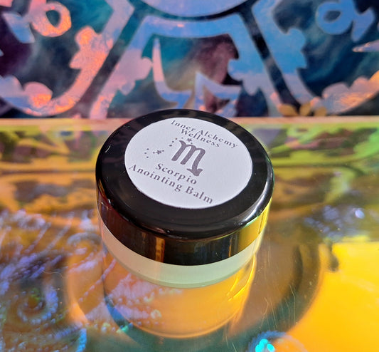 Scorpio Zodiac Anointing Oil Balm - Transformative Depth Essential Oil Blend