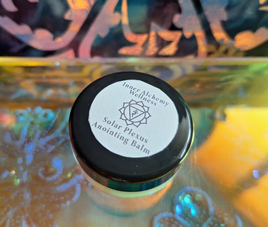 Manipura Solar Plexus Chakra Anointing Oil Balm - Empowerment Essential Oil Blend