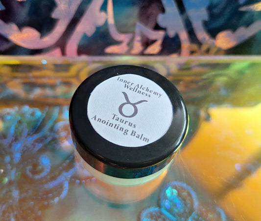 Taurus Zodiac Anointing Oil Balm - Earthy Serenity Essential Oil Blend