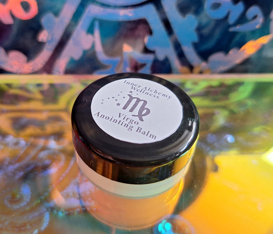 Virgo Zodiac Anointing Oil Balm - Grounded Clarity Essential Oil Blend